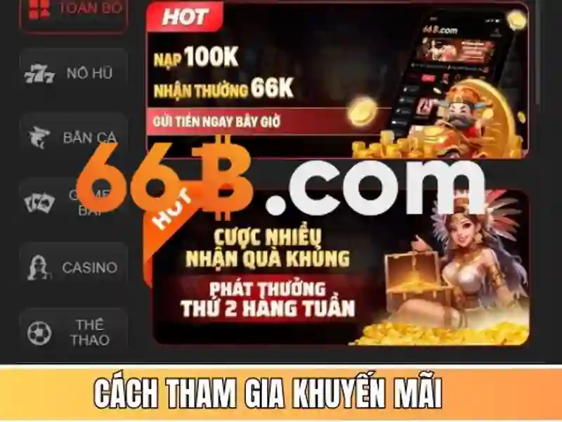 Chương Trình Ưu Đãi Slot 66B